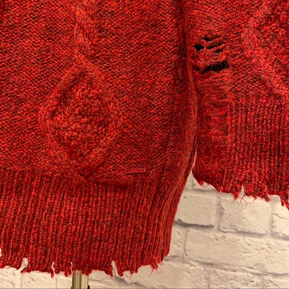 n:Philanthropy Oversized Distressed Sweater - Picture 6 of 15